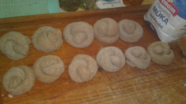 Grahamovo-ražné celozrnné slimáky (fotorecept) - obrázok 9