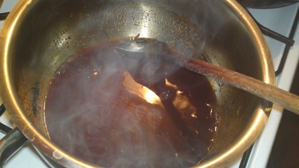 Poľovnícke pečené morčacie stehno s pečenou zeleninou v pomarančovom karameli (fotorecept) - obrázok 14