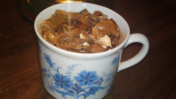 Polievka z dubákov a vývaru z údeného (fotorecept) - obrázok 1