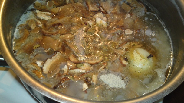 Polievka z dubákov a vývaru z údeného (fotorecept) - obrázok 10