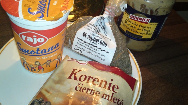 Bravčové plátky na šalvii a jablkách s horčicou (fotorecept) - obrázok 1