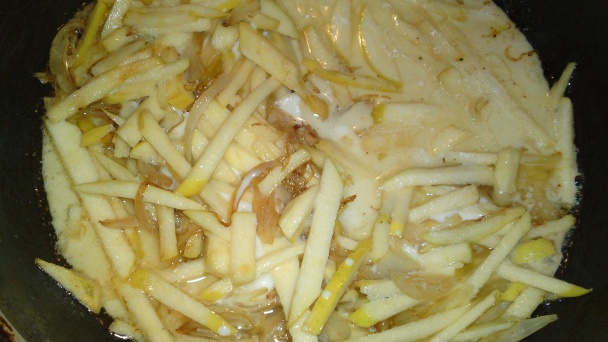 Bravčové plátky na šalvii a jablkách s horčicou (fotorecept) - obrázok 9