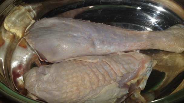 Pečené morčacie stehno na spôsob Eszterházy (fotorecept) - obrázok 2