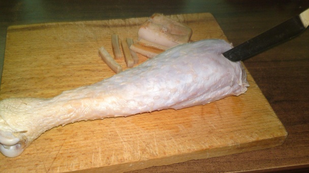 Pečené morčacie stehno na spôsob Eszterházy (fotorecept) - obrázok 3