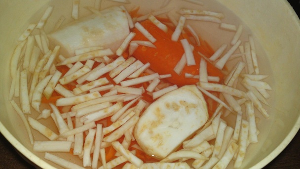 Pečené morčacie stehno na spôsob Eszterházy (fotorecept) - obrázok 9