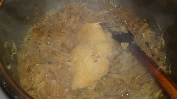 Biela hlávková kapusta na víne s karamelom (fotorecept) - obrázok 12