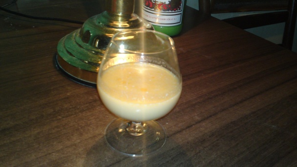 Vaječný koňak s vanilkovým pudingom - obrázok 1