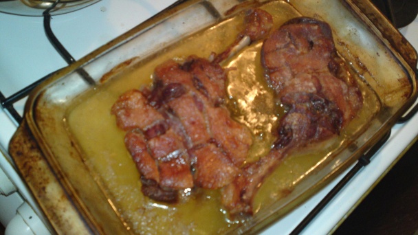 Pečené kačacie stehno s cibuľovým konfitom a rascovými dukátmi (fotorecept) - obrázok 3