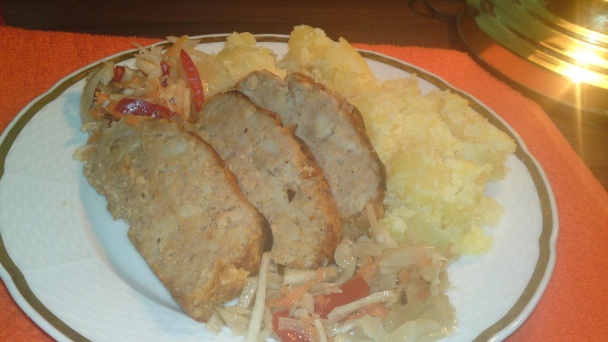 Fašírka vcelku s údenou slaninkou a horčicovou krustou (fotorecept) - obrázok 17