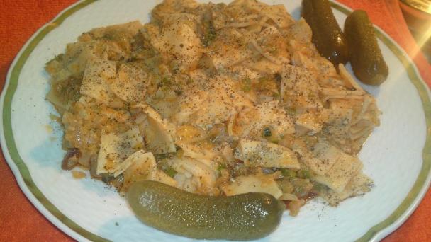 Domáce kelové fliačky s údenou slaninkou (fotorecept) - obrázok 13