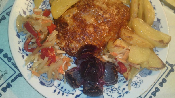 Kvety z pečenej červenej cibule (fotorecept) - obrázok 13