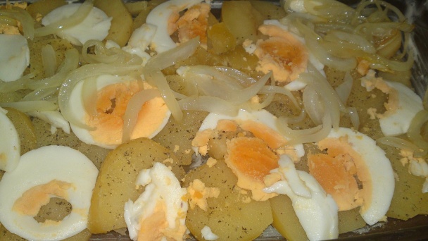 Prekladané zemiaky s čabajkou (fotorecept) - obrázok 8