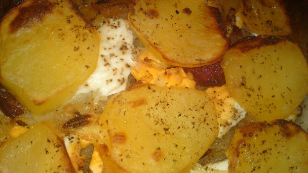 Prekladané zemiaky s čabajkou (fotorecept) - obrázok 13