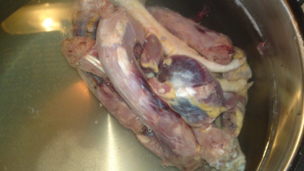 Sviatočná polievka z husacích drobov s macesovými knedličkami (fotorecept) - obrázok 1