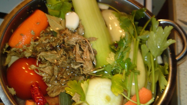 Sviatočná polievka z husacích drobov s macesovými knedličkami (fotorecept) - obrázok 4