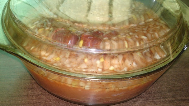 Guláš bez miešania z trúby /fotorecept/ - obrázok 9