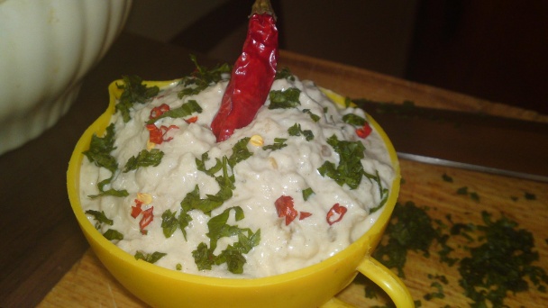 Baklažánová nátierka - Baba Ghanoush /fotorecept/ - obrázok 12