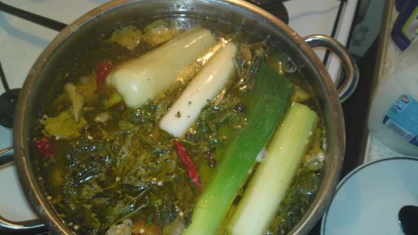 Slepačia polievka s pečeňovými knedličkami /fotorecept/ - obrázok 4