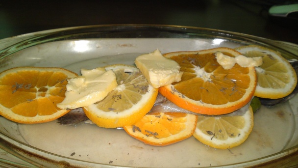 Pstruh na masle, na citrusoch a tymiáne s petržlenom (fotorecept) - obrázok 8