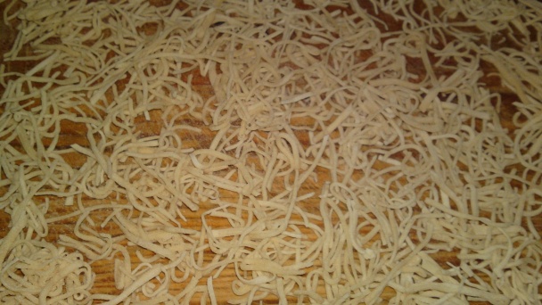 Tvarohové slíže s kyslou smotanou a s údenou slaninkou  /fotorecept/ - obrázok 2