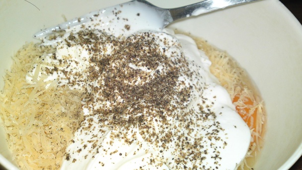 Zapekaný karfiol so syrom a údenou slaninkou /fotorecept/ - obrázok 4