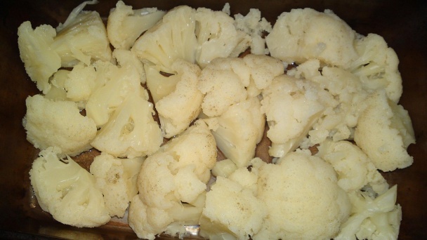 Zapekaný karfiol so syrom a údenou slaninkou /fotorecept/ - obrázok 6