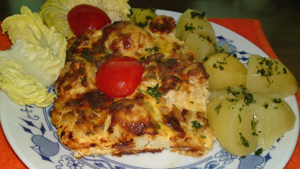 Zapekaný karfiol so syrom a údenou slaninkou /fotorecept/ - obrázok 10