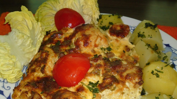 Zapekaný karfiol so syrom a údenou slaninkou /fotorecept/ - obrázok 11