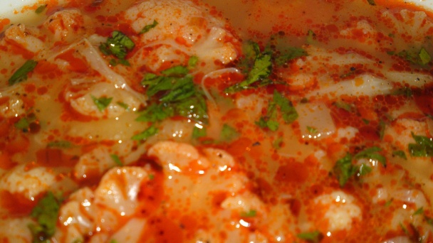 Karfiolová polievka so zeleninou   /fotorecept/ - obrázok 11