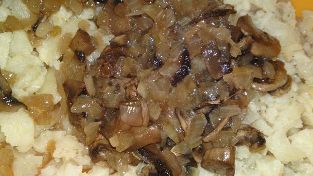 Jemný karfiolový nákyp so šampiňónmi a so syrom /fotorecept/ - obrázok 12