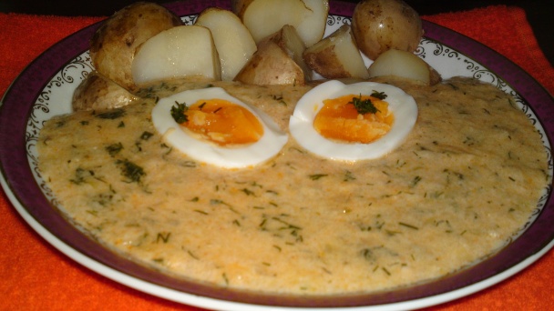 Tekvicová omáčka z mladej tekvice s vajcom na hniličku /fotorecept/ - obrázok 12