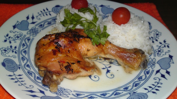 Pomaly pečené pikantné kuracie stehná na víne po židovsky (fotorecept) - obrázok 9