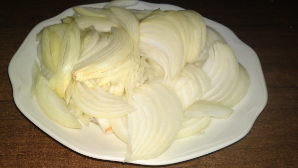Pečená krkovička na jablkách s cibuľou /fotorecept/ - obrázok 3