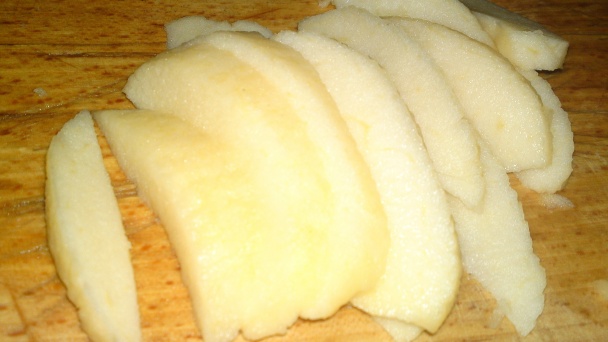 Pečená krkovička na jablkách s cibuľou /fotorecept/ - obrázok 5