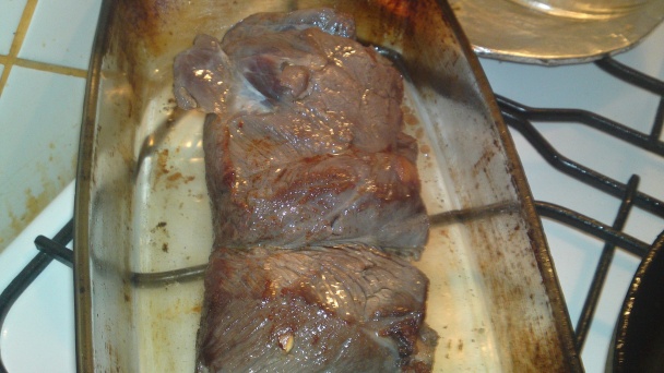 Hovädzie pečené špikované cesnakom /fotorecept/ - obrázok 9