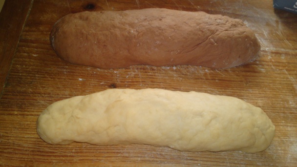 Dvojfarebné prepletané kakaové slimáčiky - moje prvé briošky (fotorecept) - obrázok 10