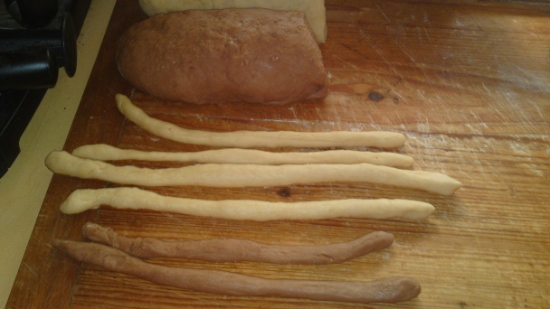 Dvojfarebné prepletané kakaové slimáčiky - moje prvé briošky (fotorecept) - obrázok 12