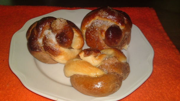 Dvojfarebné prepletané kakaové slimáčiky - moje prvé briošky (fotorecept) - obrázok 17