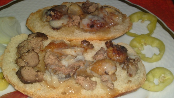 Kuracia pečeň pečená v husacej masti s husacími oškvarkami (fotorecept) - obrázok 13