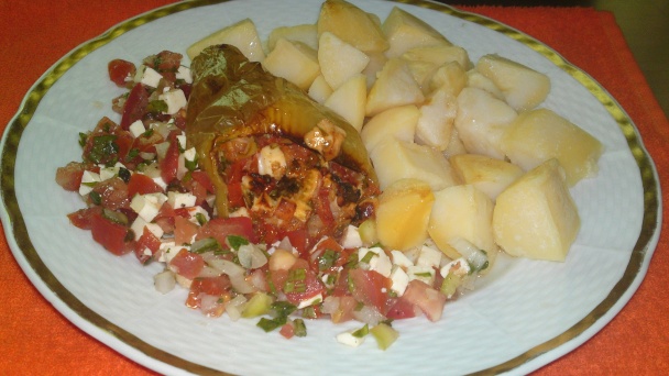 Pečená plnená paprika nielen pre vegetariánov (fotorecept) - obrázok 13