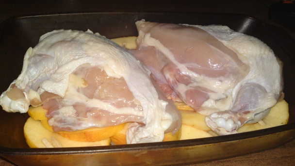 Kuracie prsia pečené na zázvore a jablkách s tarhoňou (fotorecept) - obrázok 9