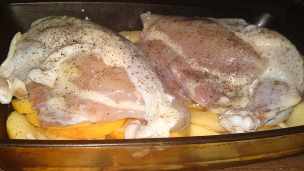 Kuracie prsia pečené na zázvore a jablkách s tarhoňou (fotorecept) - obrázok 11