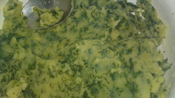 Špenátovo-zemiakové guľky s bryndzou a údenou slaninkou /fotorecept/ - obrázok 6