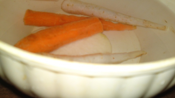 Zeleninová polievka s krupicovými haluškami (fotorecept) - obrázok 1