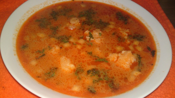 Zeleninová polievka s krupicovými haluškami (fotorecept) - obrázok 15