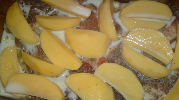 Krkovička pečená na cibuli a na cesnaku /fotorecept/ - obrázok 8