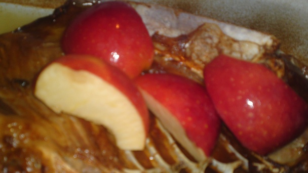 Pomaly pečená hus s pečenými jablkami a so zemiakmi pečenými v husacej masti (fotorecept) - obrázok 5