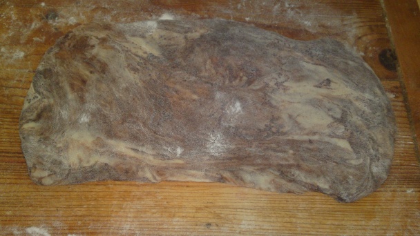 Pruhovaný kysnutý koláč (fotorecept) - obrázok 8