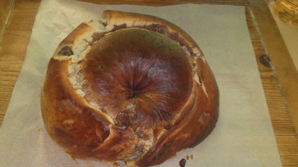 Pruhovaný kysnutý koláč (fotorecept) - obrázok 16