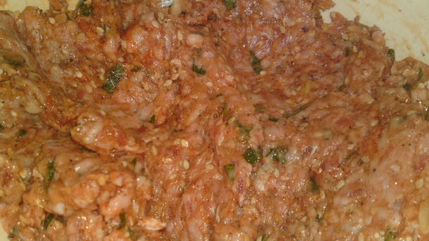 Korenené mäsové guličky v paradajkovo-paprikovej omáčke s jogurtovo-mätovým dipom (fotorecept) - obrázok 9